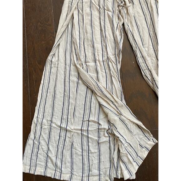 Billabong Adventure Spirit Wide Leg Wrap Palazzo Pant Women S Stripe Beach Boho - Picture 16 of 16